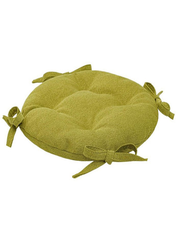 Подушка на стілець рогожка см салатовий No Brand (324829349)