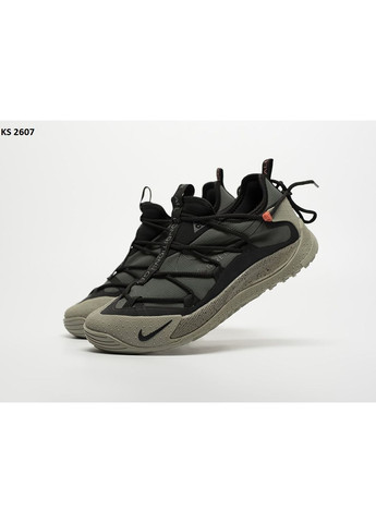 Сірі Осінні кросівки чоловічі nike acg art terra antarktik low green найк асж No Brand