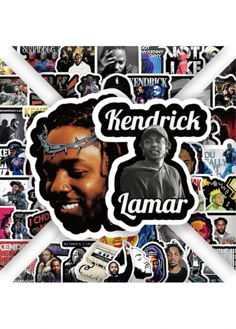 Стикерпак Kendrick Lamar — 60 виниловых наклеек LTC LC25040205QY (395873261)