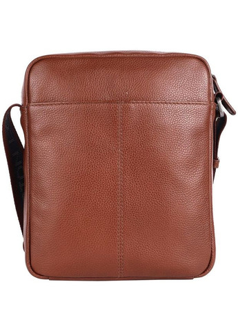 Сумка планшет через плечо мужская из натуральной кожи для телефона и для документов маленькая Рыжий 38112 Brampton London (361660313)