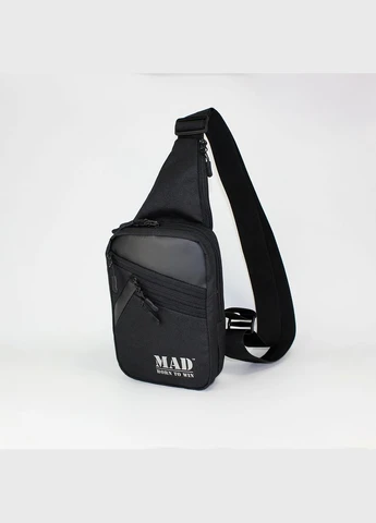 Сумка через плече AXEL чорна від ™ MAD born to win (378587332)