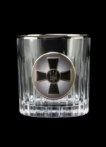 Кришталеві келихи "Армійський" з графином, 4 шт, кришталь | Подарунок військовому ЗСУ, Boss Crystal B5VSU2PGD (345646721)