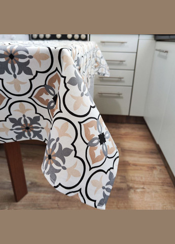 Хлопковая скатерть с водоотталкивающим эффектом Плиточка на прямоугольный стол 120, 178 Maystat (305390078)