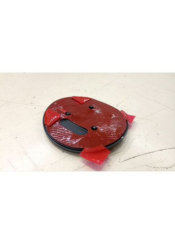 Емблема передня 90 мм ЧОРНА матова пластик (на скотчі та 3 вусиках) OEM 32D853621A Skoda (369609989)