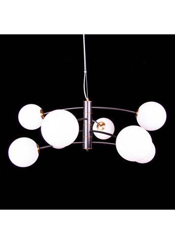 Підвісна люстра в стилі лофт на 8 лампочок 2777/8/CB/copper/white ball No Brand (352230362)