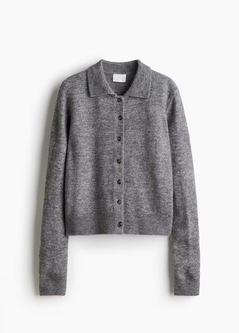 Серый демисезонный кардиган H&M