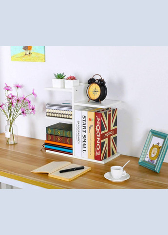 Настольная книжная полка из дерева Гайдар зефир (КПЛ-001120) No Brand (328414612)