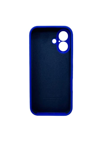 Чохол для смартфона Silicone Full Case AA for Apple iPhone 16 45,Shiny Blue No Brand Camera Protect (378306846)