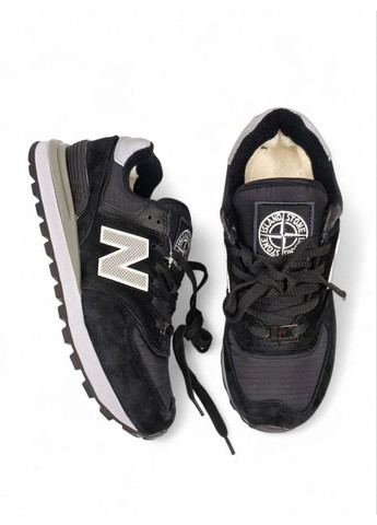 Черно-белые зимние кроссовки Vakko