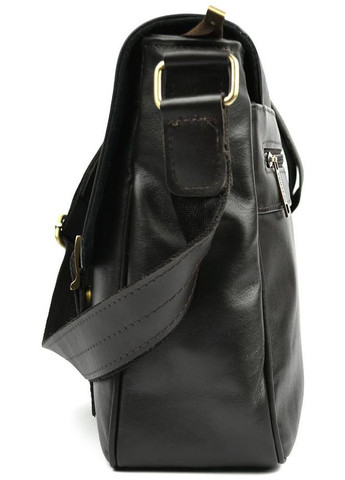 Сумка портфель через плечо для мужчин из натуральной кожи для документов А4 с отделением для ноутбука Коричневый 40583 TARWA (361401037)