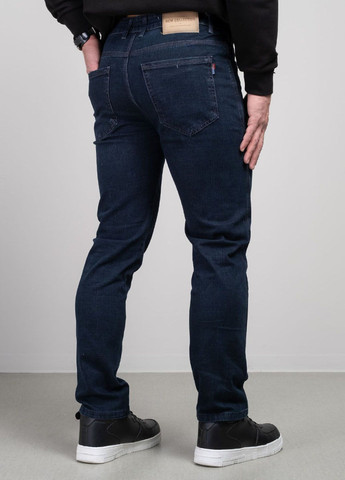 Синие демисезонные прямые джинсы мужские 341962 Power