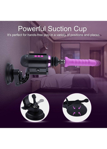 Міні секс-машина Mini Capsule Sex-Machine with Strong Suction Cup, потужна, перезаряджувана Hismith (316231763)