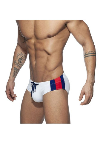 Мужские белые пляжные, спортивные, повседневные, кэжуал мужские плавки белый 9987 Sport Line