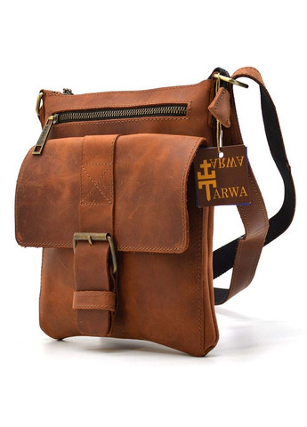 Чоловіча шкіряна сумка через плече 24х30х4 см TARWA (315870959)