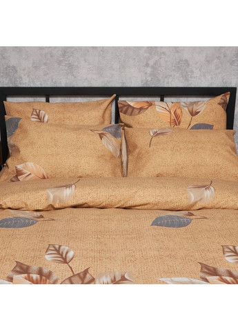 Комплект постельного белья Микросатин Premium «» Полуторный 143х210 наволочки 2х50х70 (MS-820007506) Moon&Star Amber Leaf (356113175)