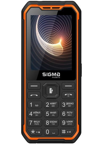 Телефон mobile Xstyle 310 Force TYPE-C черно оранжевый Sigma (282928325)