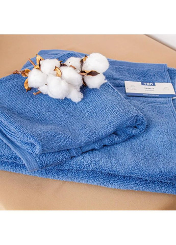 Полотенце для рук Fancy Р-04180_29729 50х90 см синее ТЕП комбинированный