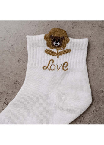 Белые набор носков женских хлопковых 10 пар youstar 087 низкие 37-41 белый GM Textile (360406856)