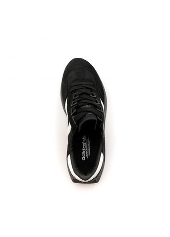 Чорні Осінні кросівки чоловічі adidas retropy black white адідас ретропи No Brand