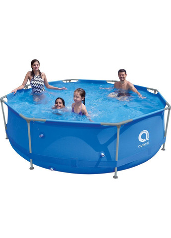 Круглый каркасный бассейн (366 x 76 см) для взрослых и детей, комплектация 19в1, Avenli (372004942)