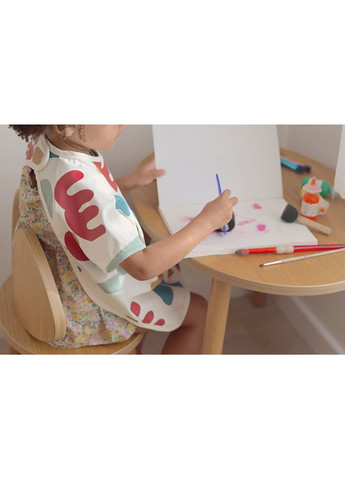 Нагрудник - фартух з рукавами різнобарвний, арт. 913576 Beaba (369668984)