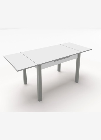 Стіл обідній розкладний Марсель 900 Сірий/Білий (10000069) Fusion Furniture (341525529)