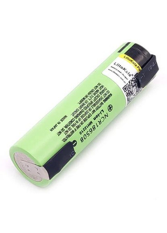 Аккумулятор с никелевыми контактами Panasonic NCR18650B 3400mAh 3.7V (с напайками) LiitoKala (335835114)
