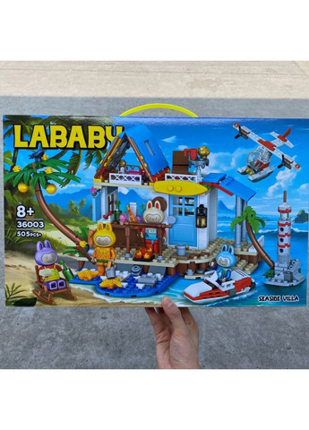 Дитячий конструктор Лабубу Labubu Villa 36003 фігурки 505 деталей Diy (365848200)