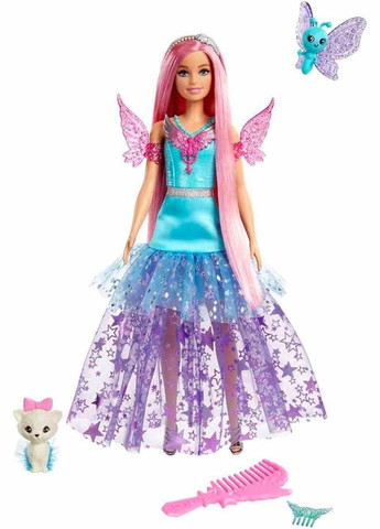Кукла Barbie Doll with 2 Fantasy Pets & Dress Молибу Робертс Mattel (282964501)