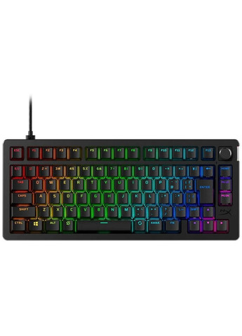 Клавиатура механическая Alloy Rise 75key, Red, USBA, EN/RU, RGB, черный HyperX (314929232)