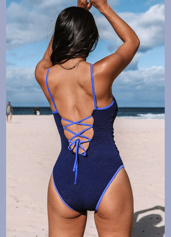 Синій літній купальник CUPSHE