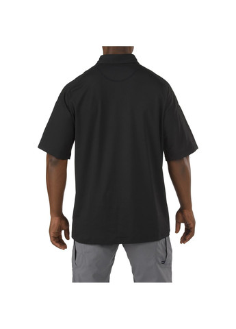 Футболка Поло тактическая с коротким рукавом 5.11 RAPID PERFORMANCE POLO - SHORT SLEEVE Black 5.11 Tactical (315822369)