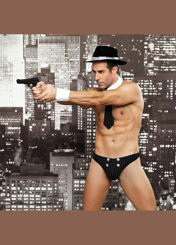 Чорно-білий демісезонний рольовий костюм гангстера” небезпечний джек ” s / m JSY