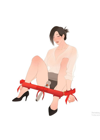 Монтажный аксессуар для вибратора на распорную планку, красный UPKO (332987036)