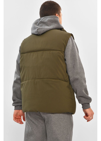 Жилетка мужская демисезонная цвета хаки Let's Shop (369447280)