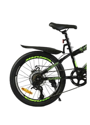 Детский спортивный велосипед «CRANK» цвет черно-салатовый ЦБ-00246132 Corso (282925153)