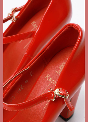 Туфлі жіночі червоного кольору Let's Shop (294050435)