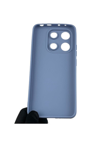 Чехол для Redmi Note 13 4G с квадратными гранями с защитой камеры на сяоми редми нот 13 4г голубой Xiaomi (366020073)