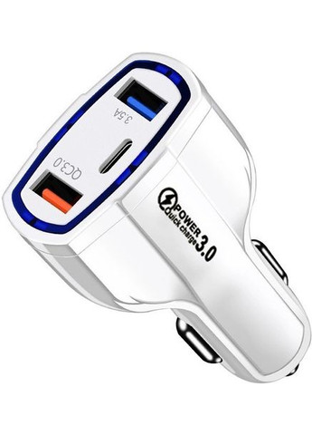 Автомобильное зарядное устройство для CWa 2USB Type-C PD35W QC 3.0 (CY050554) No Brand (349844404)