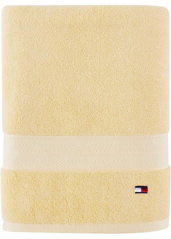 Tommy Hilfiger полотенце банный modern american solid cotton bath towel жёлтый желтый производство -