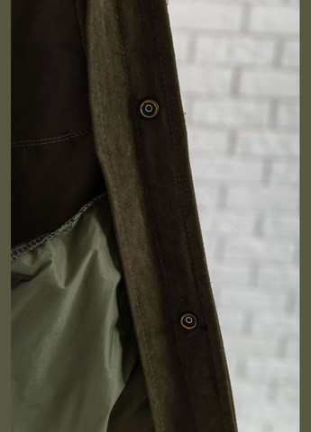 Оливковая (хаки) демисезонная ветровка мужская на кнопках,, Ager