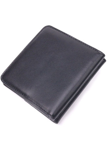 Женский кошелек компактный из натуральной кожи с монетницей черный (sku_21432) No Brand (328218633)