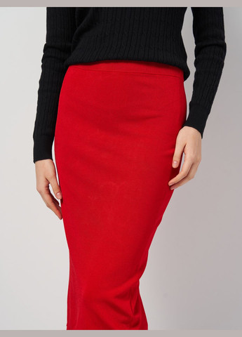 Красная повседневный однотонная юбка H&M