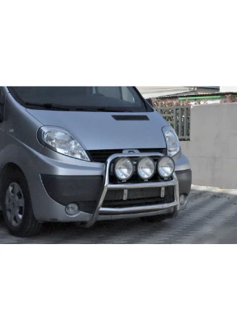 Кенгурятник WT018 (нерж.) для Nissan Primastar 2002-2014 рр CAN (389047693)