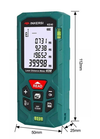Лазерный дальномер KE50 50 м, лазерная рулетка. INKERSI (354224181)