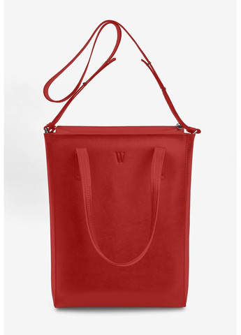 Кожаный шоппер Nancy красный The Wings (348358592)