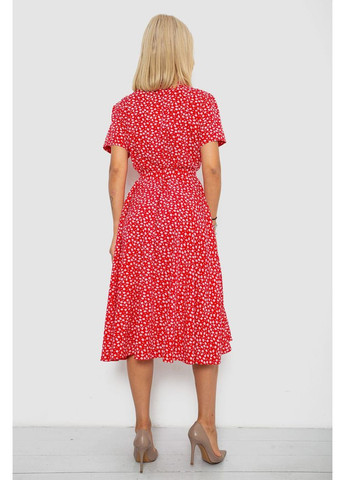 Красное платье софт с принтом Ager