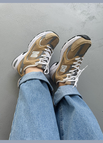 Кросівки жіночі New Balance 530 Brown Grey White | Нью Баланс 530 коричневі No Brand коричневі демісезони (342059650)