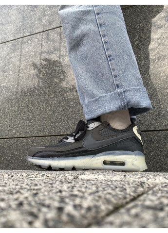КРОССОВКИ ЖЕНСКИЕ NIKE AIR MAX TERRASCAPE 90 BLACK GREY НАЙК АИР МАКС ТН ПЛЮС No Brand серые демисезоны (368885076)