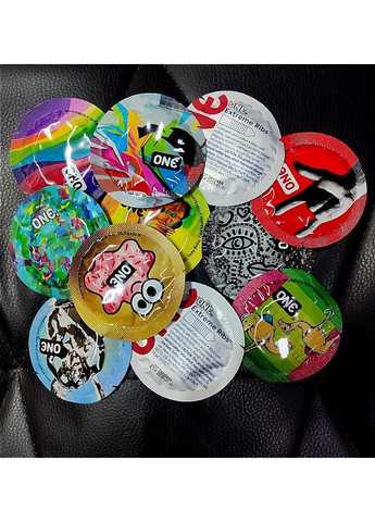 Латексные ребристые презервативы Extreme Ribs One (327876614)